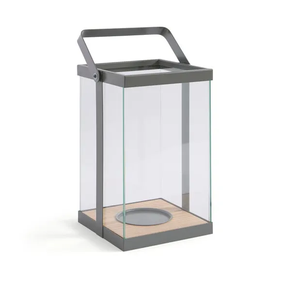 Modern Glass & Metal Lantern 3