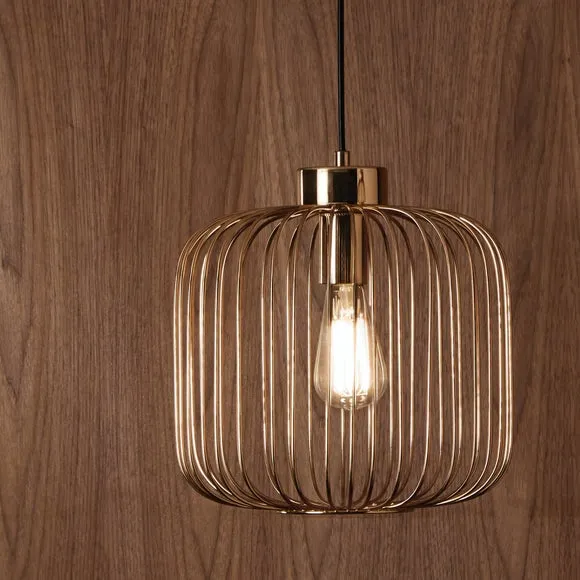 Pacific Lifestyle Dania Gold Pendant Light 2