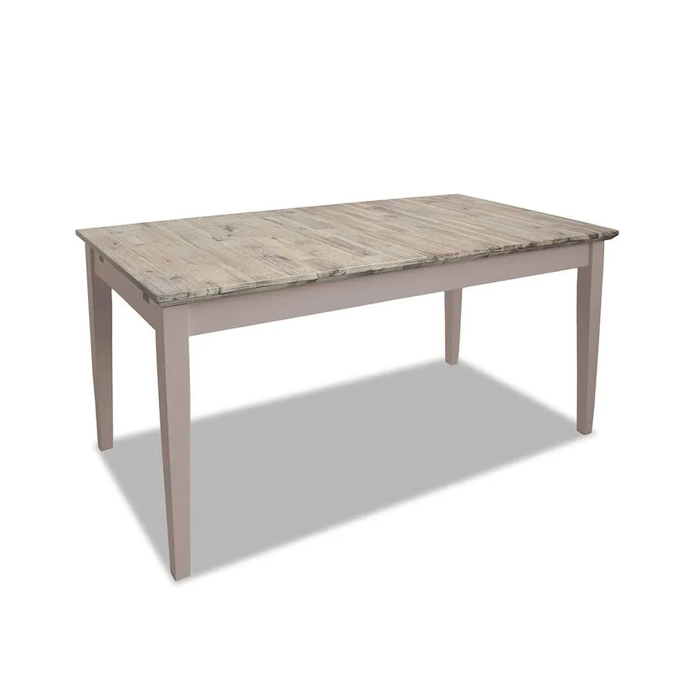 Statement Furniture Florence Rectangle Extendable Kitchen Dining Table in Taupe