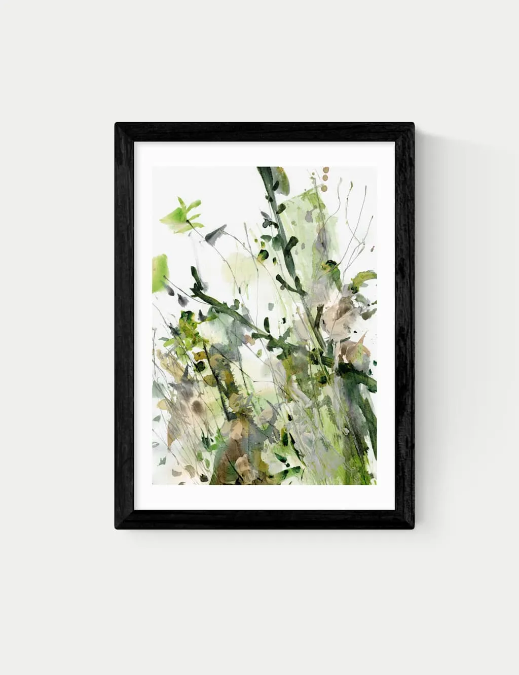 East End Prints Nature's Way Floral Framed Art Black
