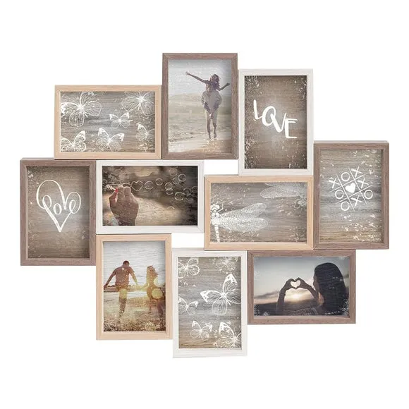Nielsen 10 Picture Wooden Collage Multi Photo Frame 2