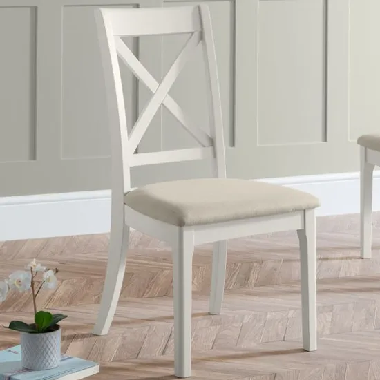 Pendleton Wooden Dining Chair In Grey