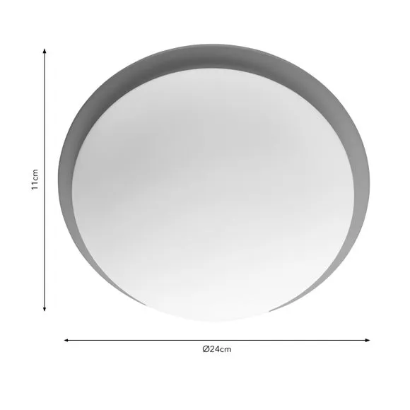 Lotto Bathroom Flush Ceiling Light 6