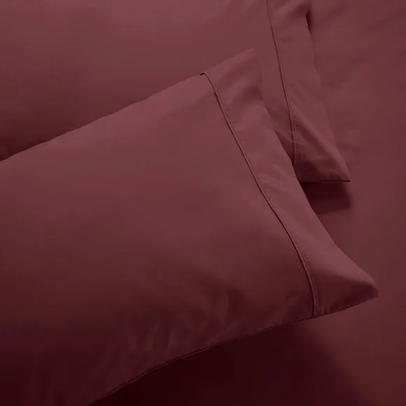 Dorma Crisp & Fresh 400 Thread Count Egyptian Cotton Percale Standard Pillowcase 2