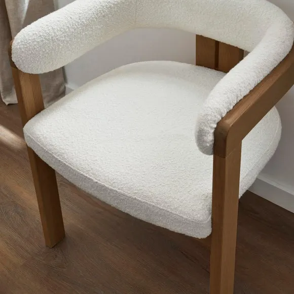 Lovato Dining Chair, Boucle 2