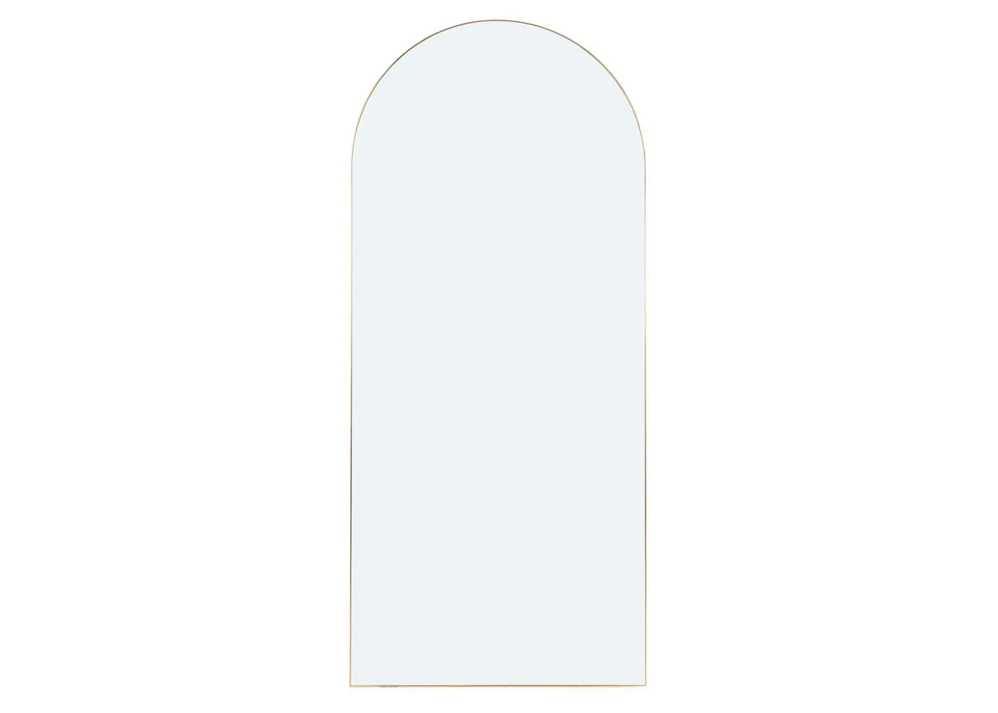 Heal's Fine Edge Floor Arch Mirror Gold