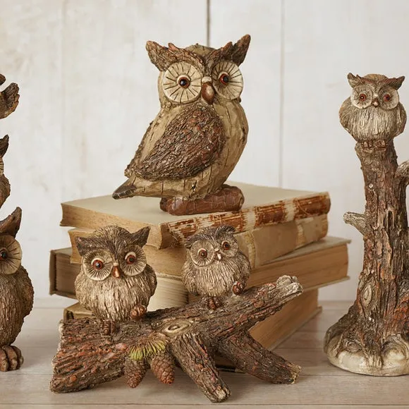 Country Living Owls On A Branch Ornament 6