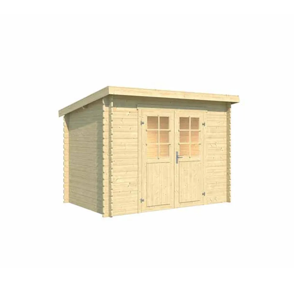 Lasita Maja Ltd San Jose 175-Log Cabin, Garden Room, Home Office L295xW213.1xH210.9 cm in Natural 2