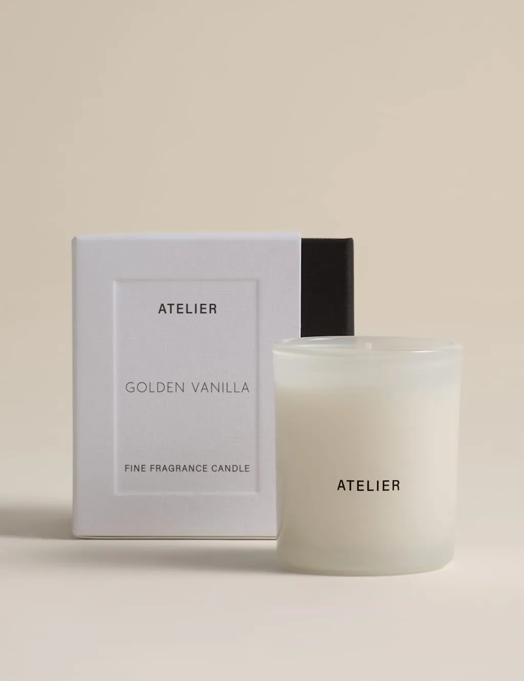 Atelier Golden Vanilla Votive Candle White Mix