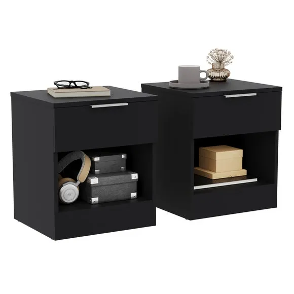 Hayes Set of 2 1 Drawer Bedside Tables 6