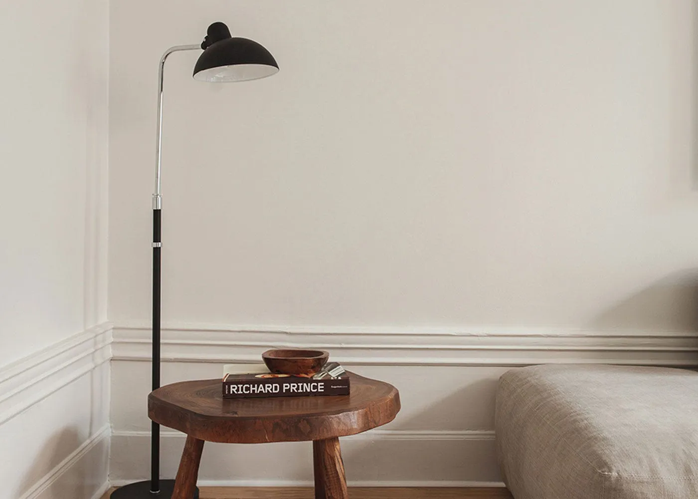 Fritz Hansen Kaiser Idell Luxus Floor Lamp White & Chrome 3