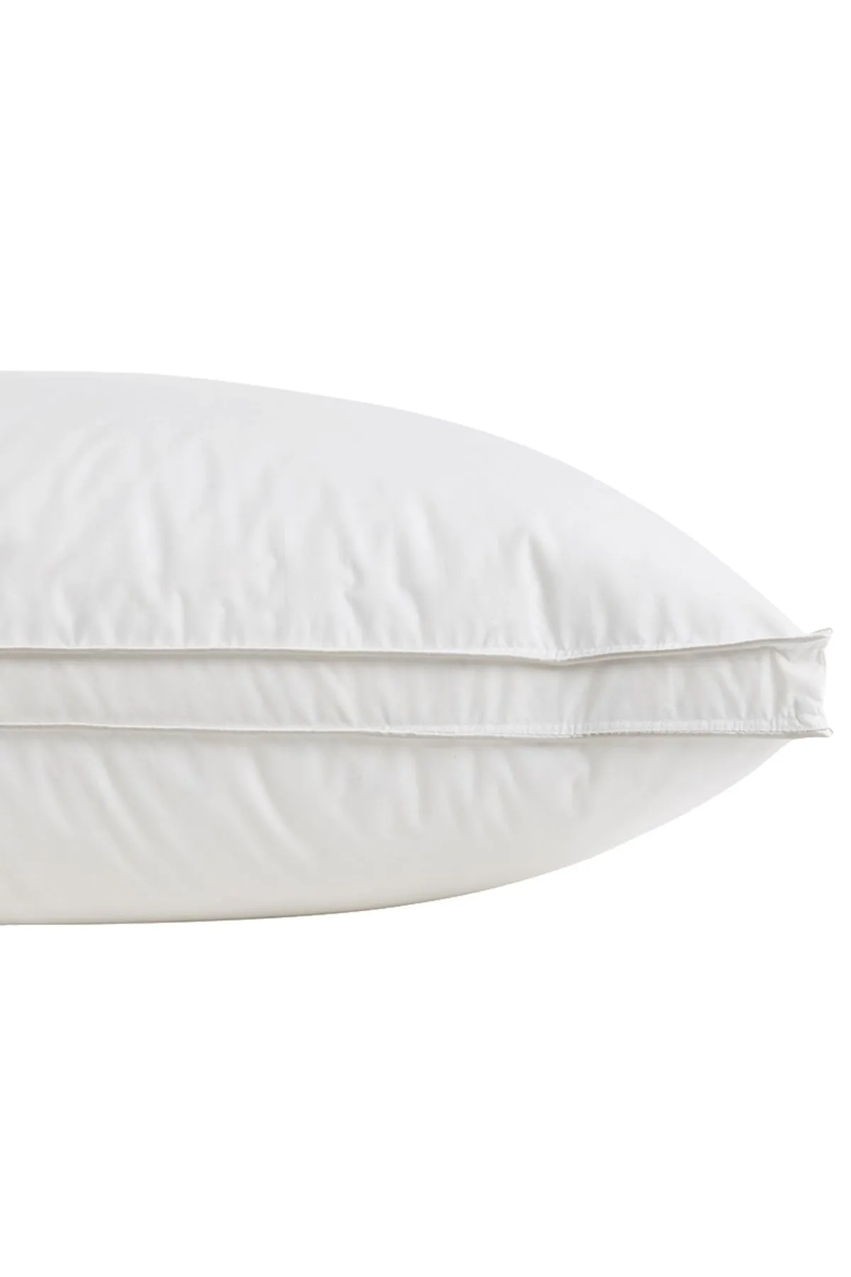 Soak&Sleep Hungarian Goose Down Standard Pillow - Medium/Firm in White 4