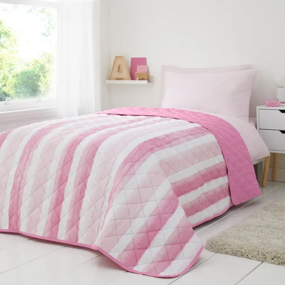 Pinsonic Stripe Bedspread 150cm x 200cm 1