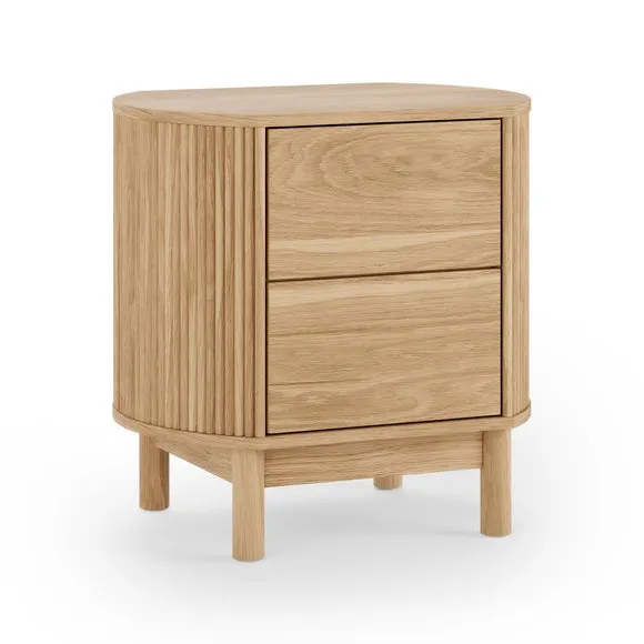 Mateo 2 Drawer Bedside Table 6
