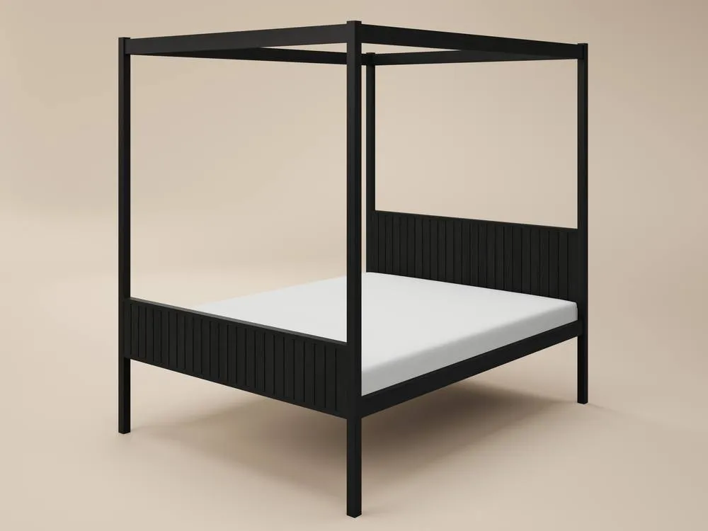 Flair Maddy 4 Poster Bed Black 3