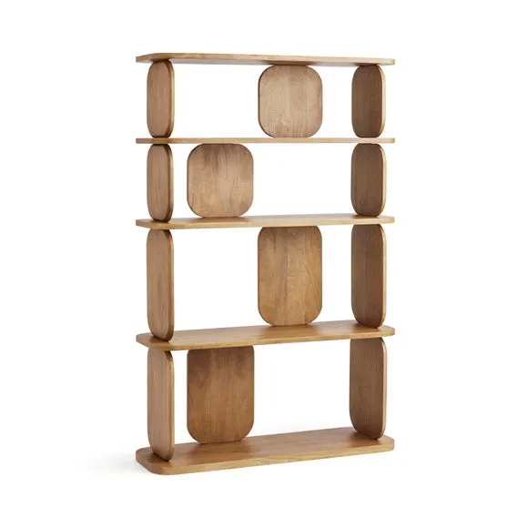 Paddle Bookcase, Mango Wood 4