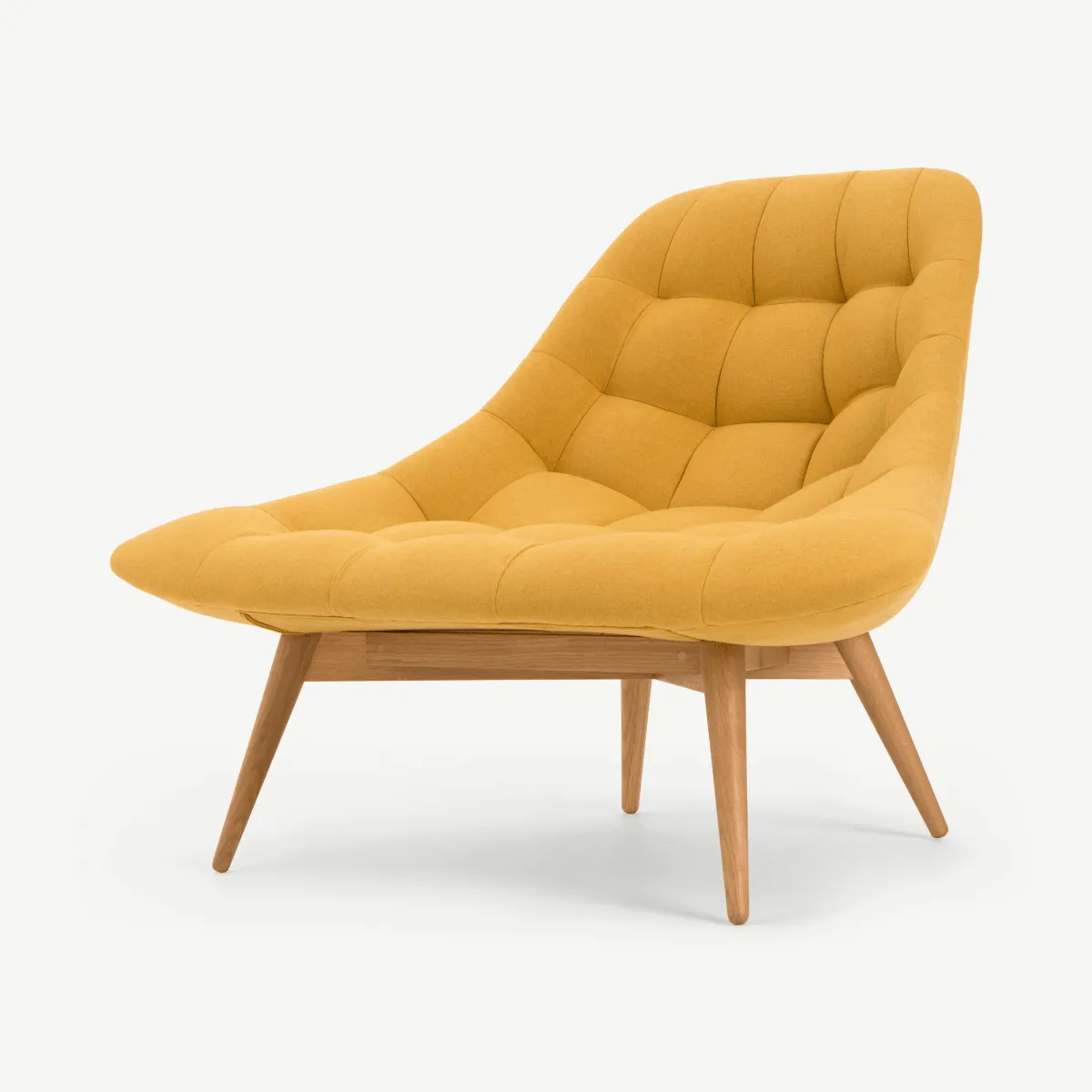 Kolton Accent Armchair, Yolk Yellow Weave