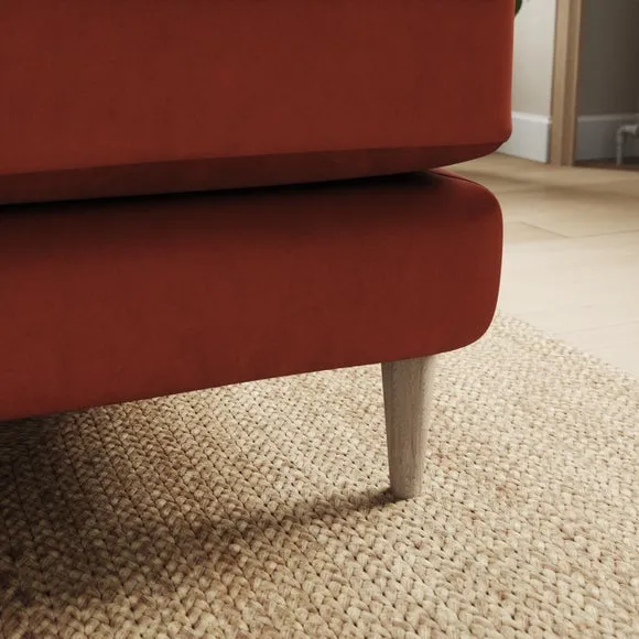 Sven Opulent Velvet Reversible Corner Chaise Sofa 4