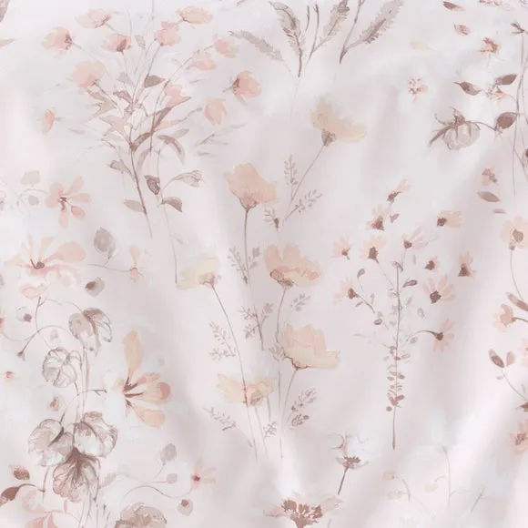 Watercoloured Floral Duvet Cover & Pillowcase Set 4