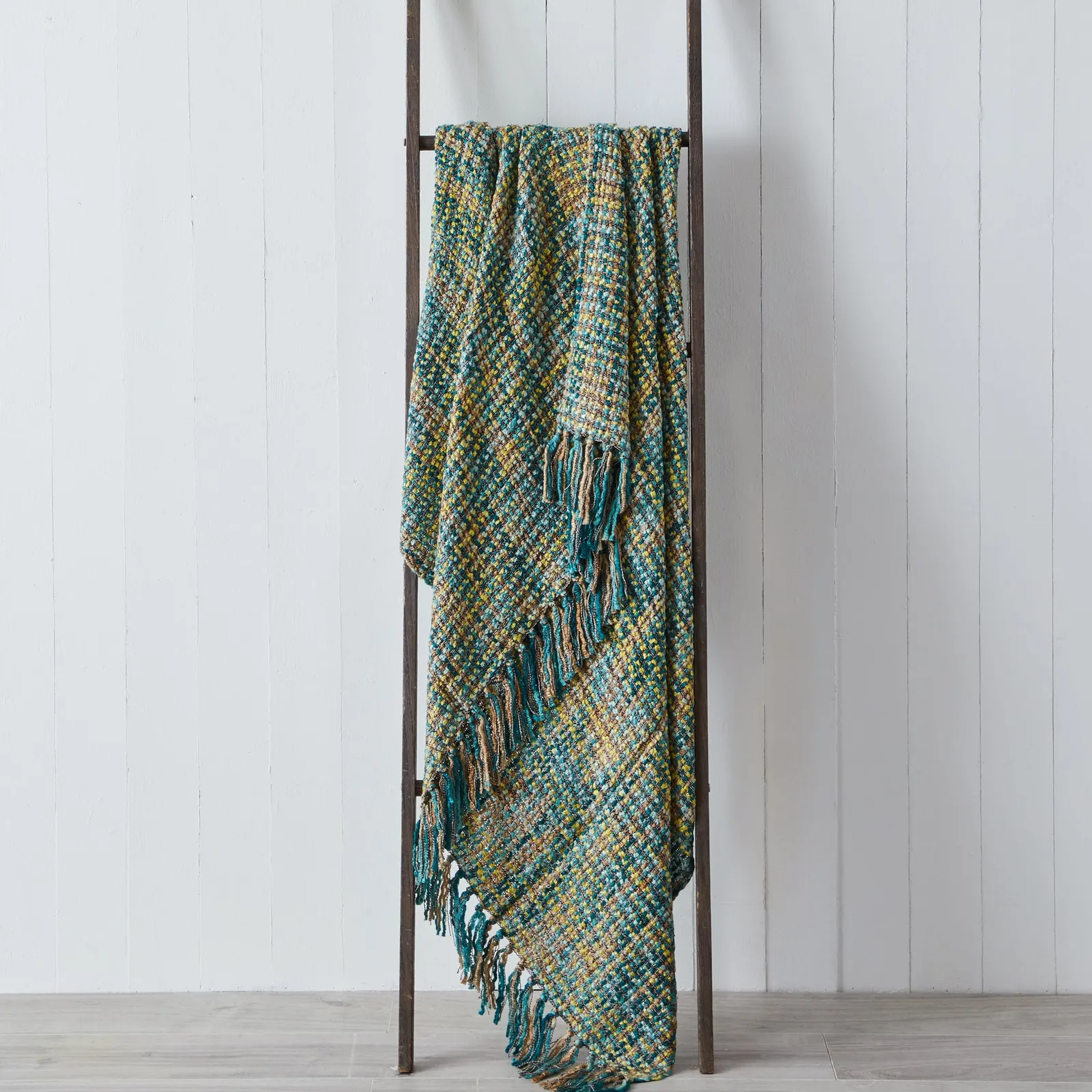 Baoli Woven 140cm x 180cm Throw Teal (Green)