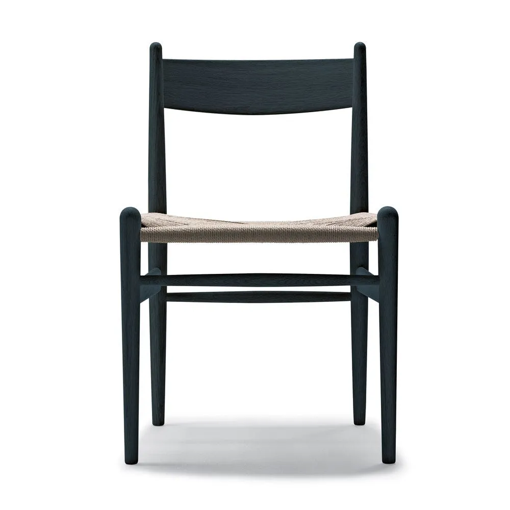 Heal's CH36 Chair Black Oak Natural Cord Seat 2