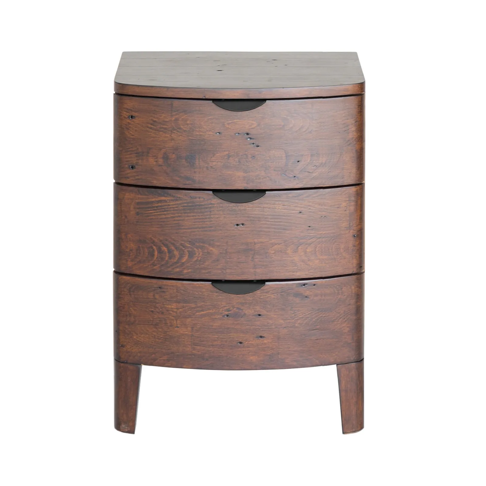 Zermatt Wide Bedside Cabinet With 3 Drawers, Pine Wood | Barker & Stonehouse 3