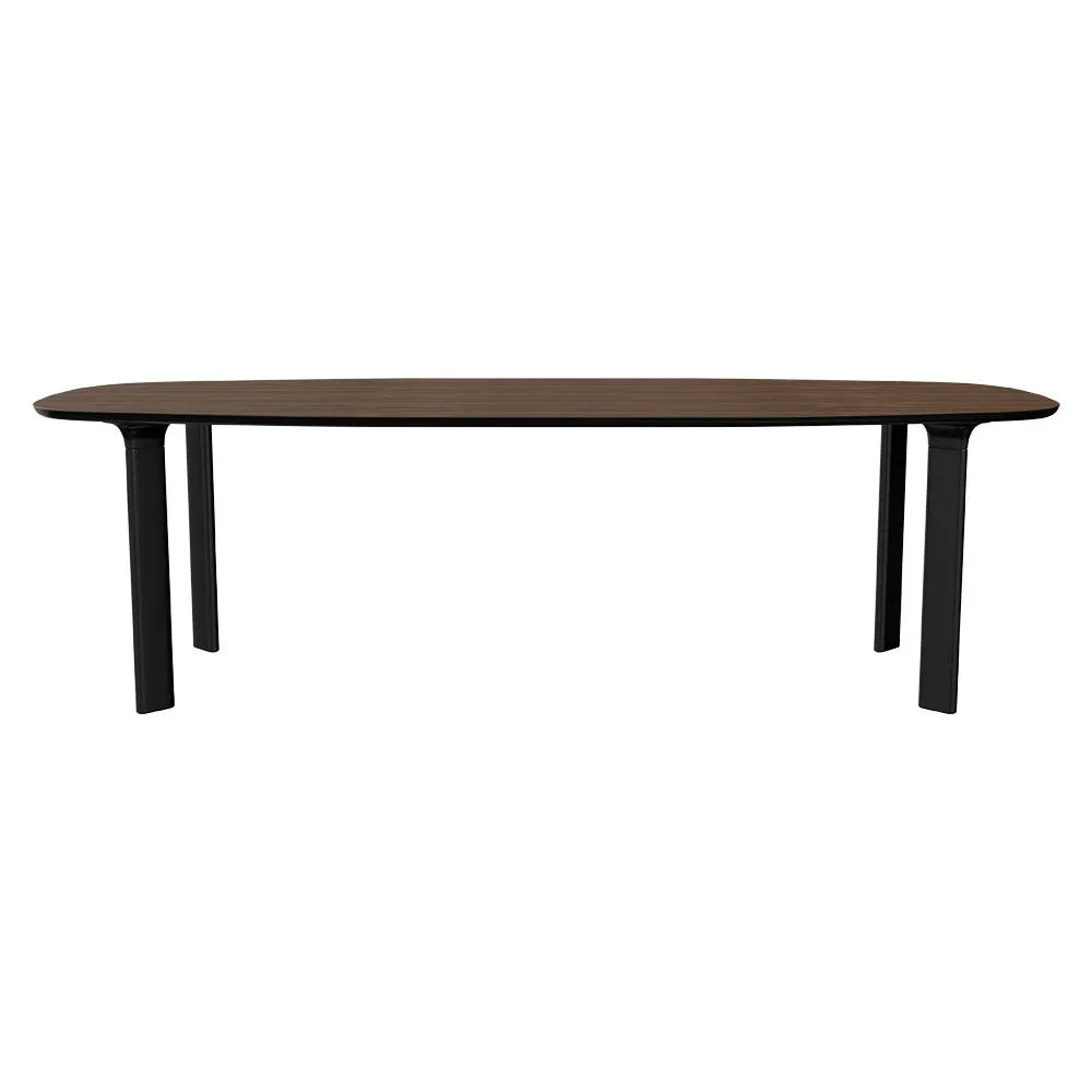 De La Espada Analog Dining Table Walnut 245cm 3