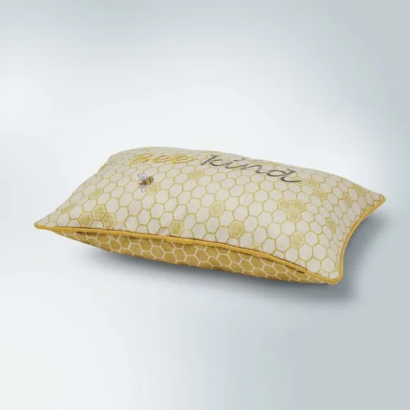 Bee Kind Cushion Natural 3