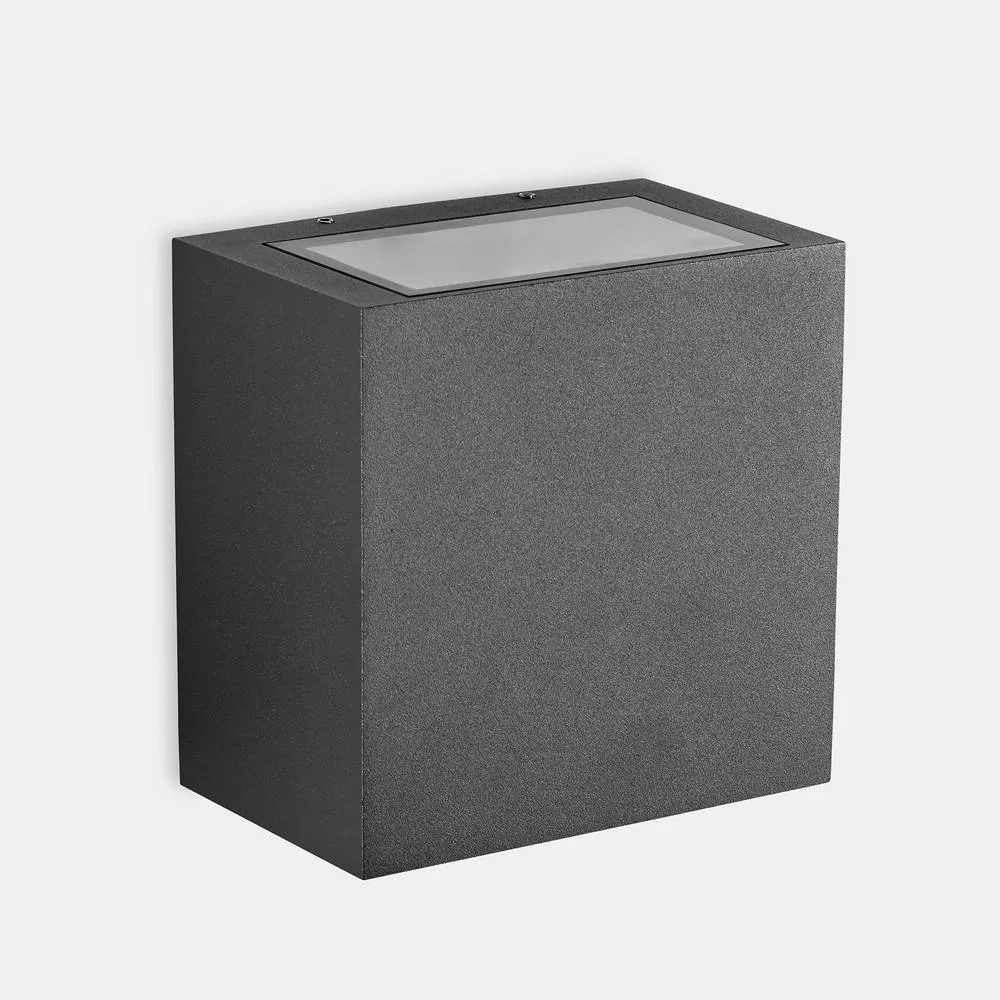 Netlighting Afrodita Outdoor LED Up Down Wall Light Big Grey IP65 37.8W Dimmable