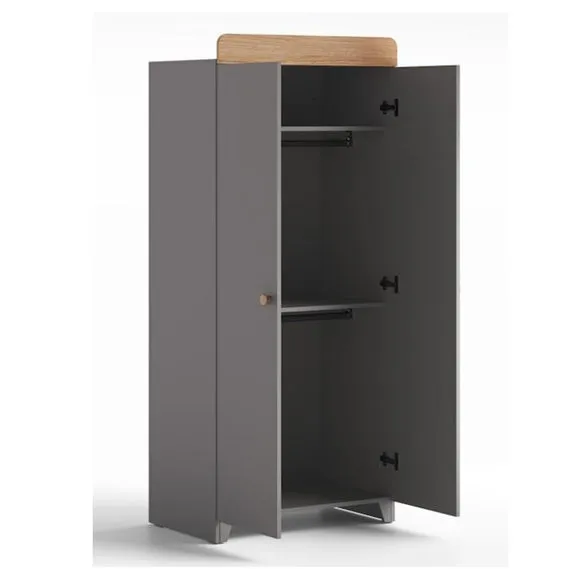 Little Acorns Classic Oak Effect 3 Drawer Chest and Wardrobe Nursery Set 5
