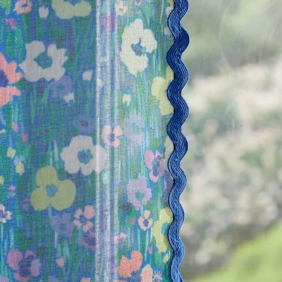 Sophie Robinson Petal Meadow Hidden Tab Top Voile Panel 6