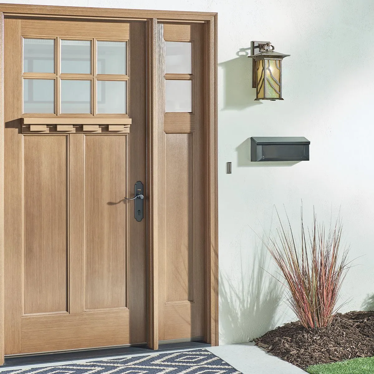 Netlighting Kichler Morris Outdoor 1 Light Wall Lantern Copper IP44 in Brown 4