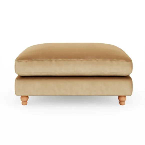 Martha Vintage Velvet Footstool 3