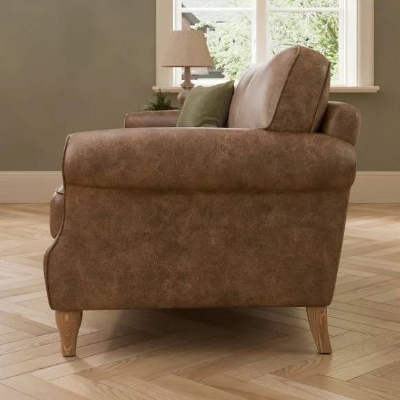 Millie Soft Faux Leather 2 Seater Sofa 3