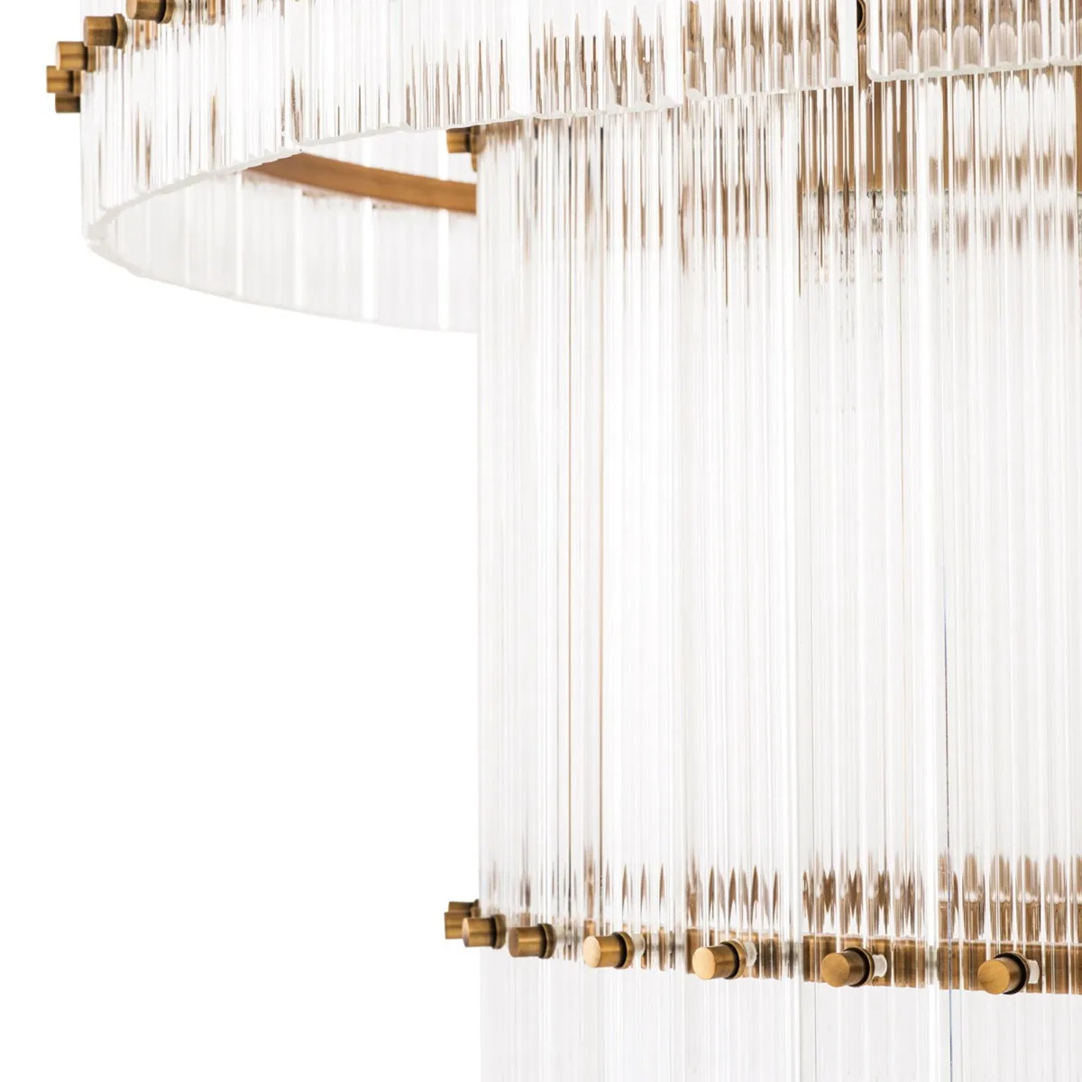 Eichholtz Ruby Chandelier L Antique Brass Finish Glass | Barker & Stonehouse 5