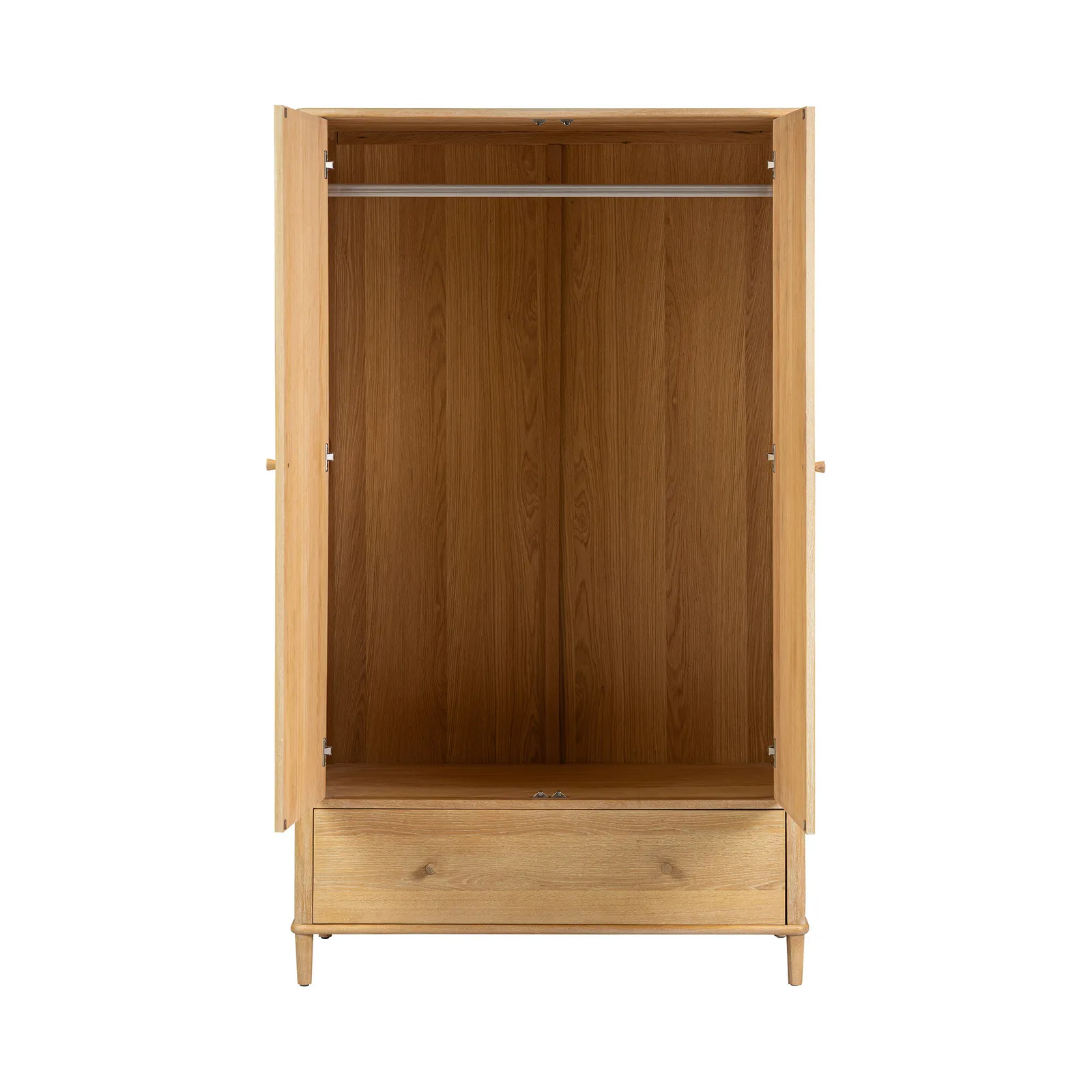 Valla Double Wardrobe, Neutral Oak | Barker & Stonehouse 3