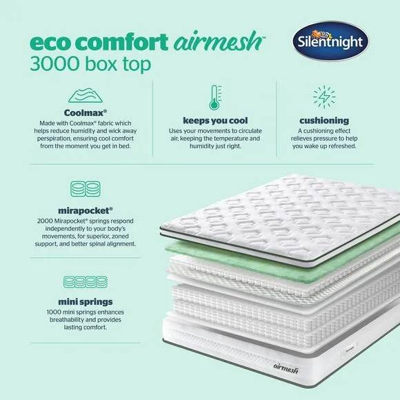 Silentnight Eco Comfort Airmesh 3000 BoxTop 5