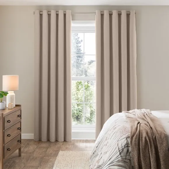 Calista Eyelet Curtains (Blackout Available) 2