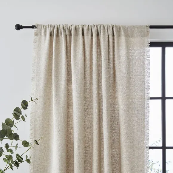 Bondi Raw Edge Slot Top Voile Panel 1