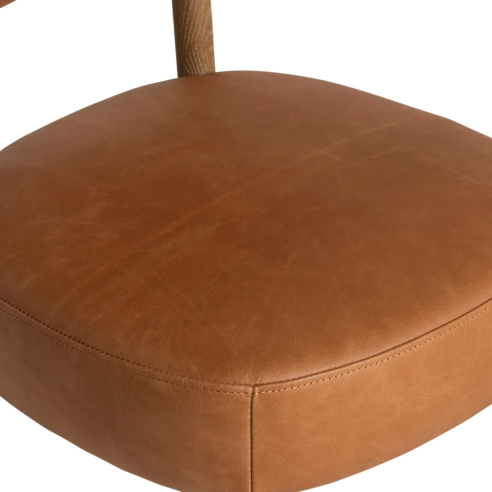 Dove Dining Chair, Brown Leather | Barker & Stonehouse 6