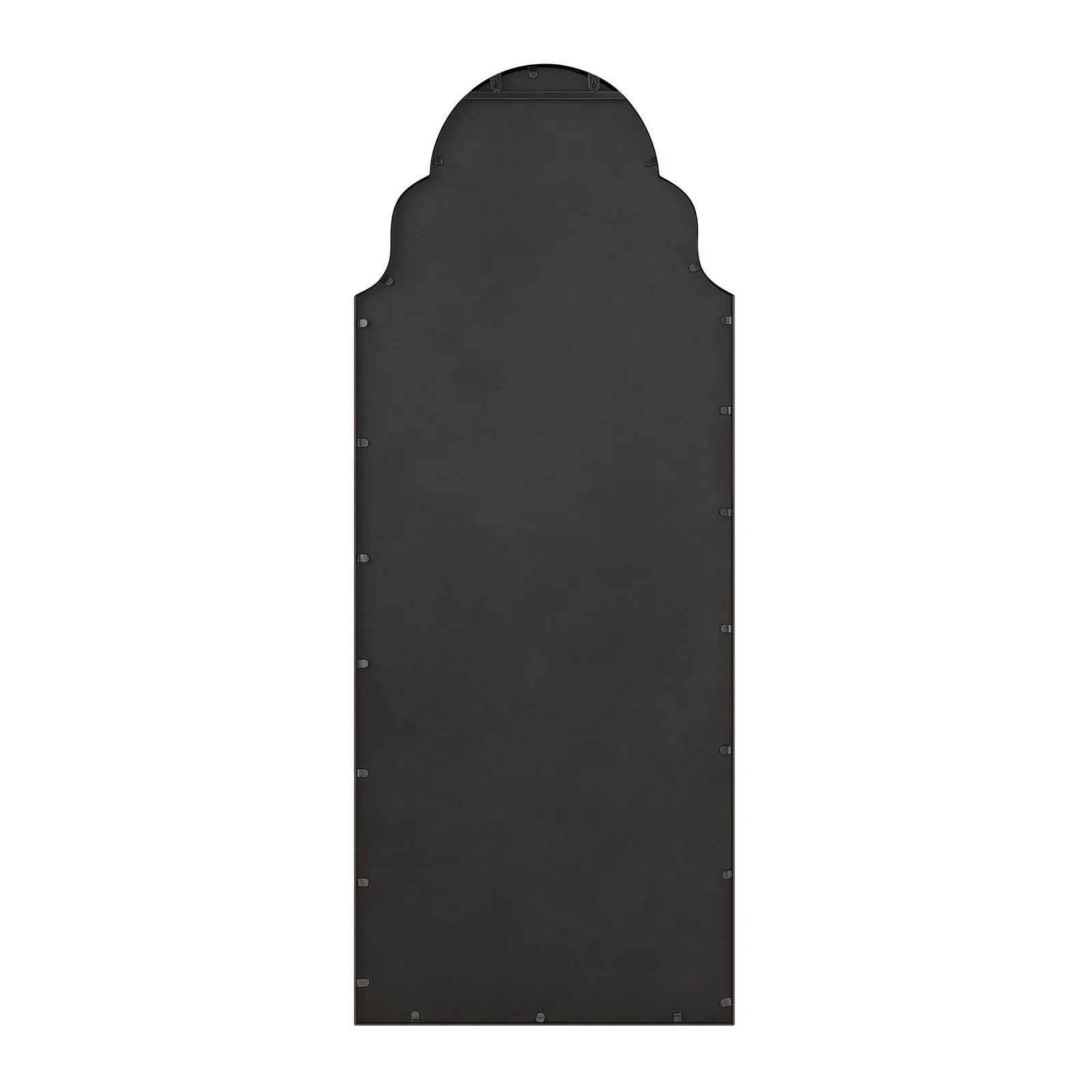 FurnitureboxUK Hima Metal Framed Moroccan Arch Glam Wall Mirror in Black 5