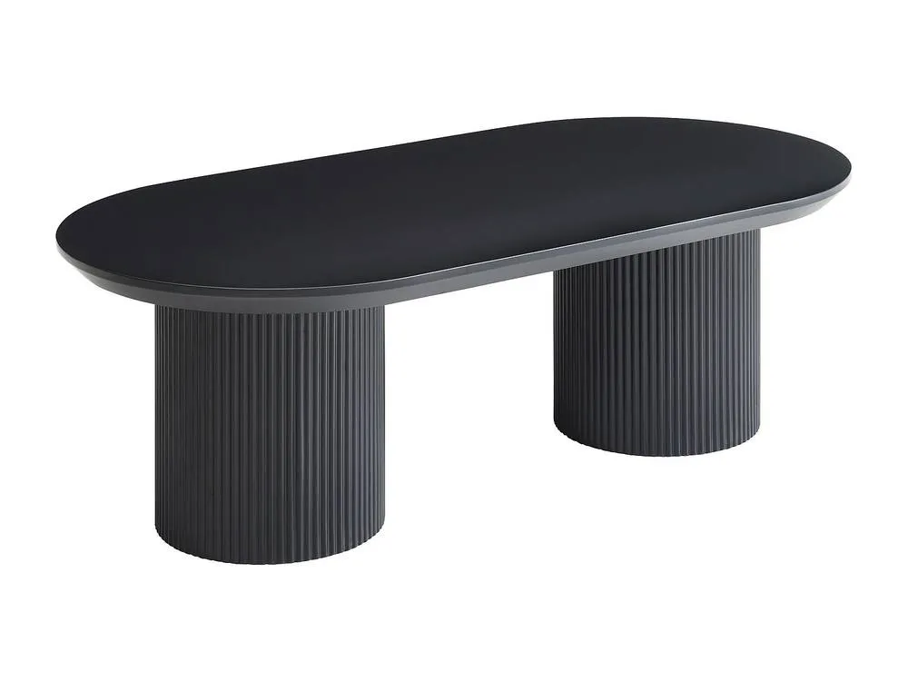 Vente-unique MDF Coffee Table - Black - LORIMILA 5
