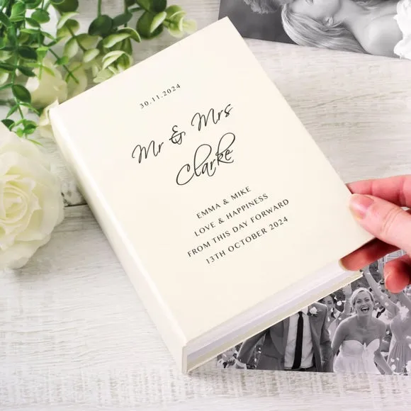 Personalised Free Text Photo Album with Sleeves 3