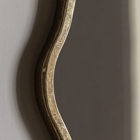 Eula Wavy Round Wall Mirror 2