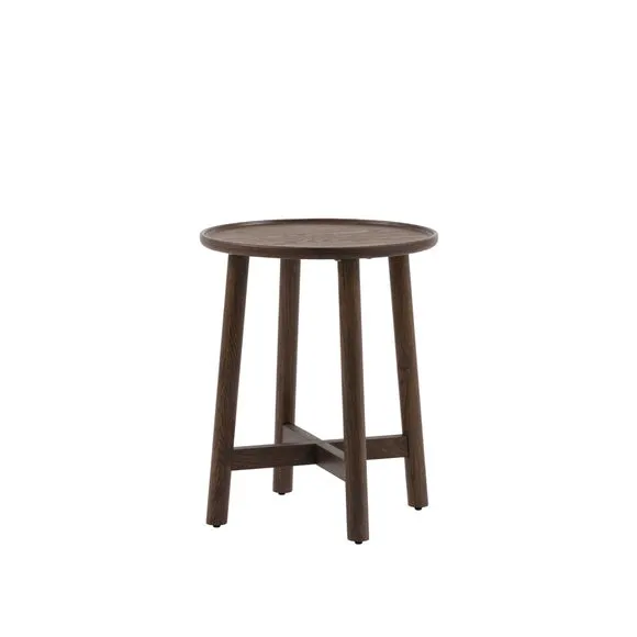 Return - Kalia Side Table, Dark Oak Effect 5