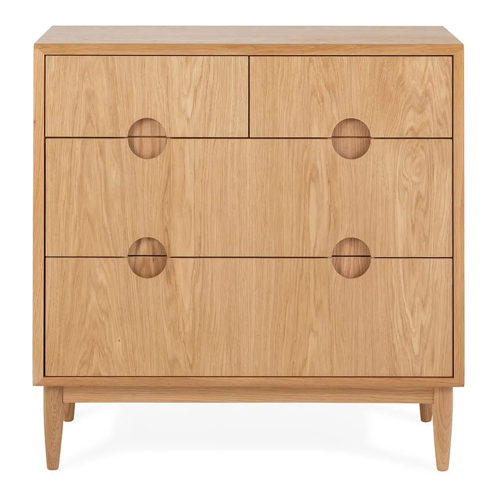 Heal's Amira 4 Drawer Chest Oak 2