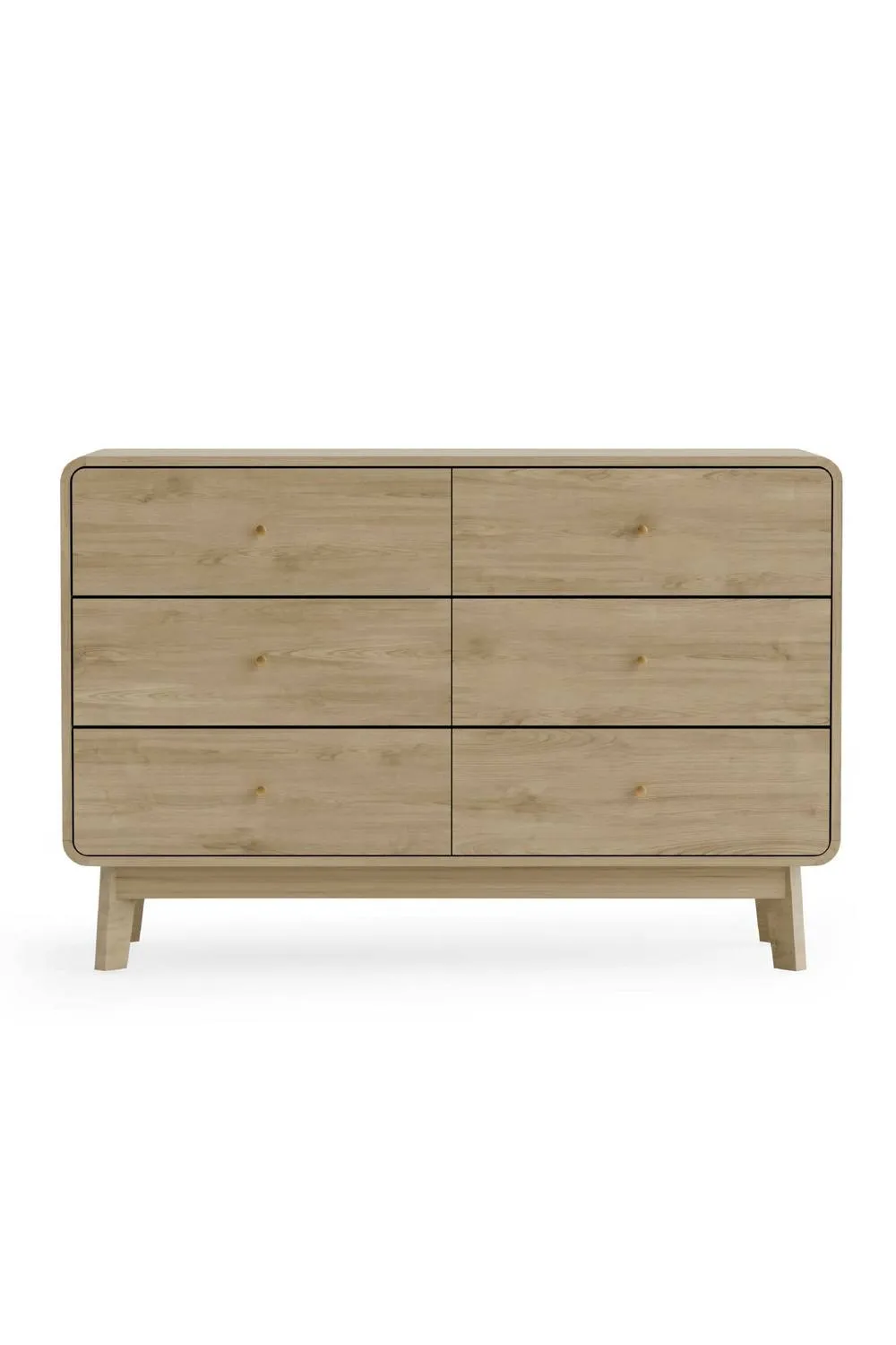 Julian Bowen Ingrid 6 Drawer Wide Chest in Beige 5