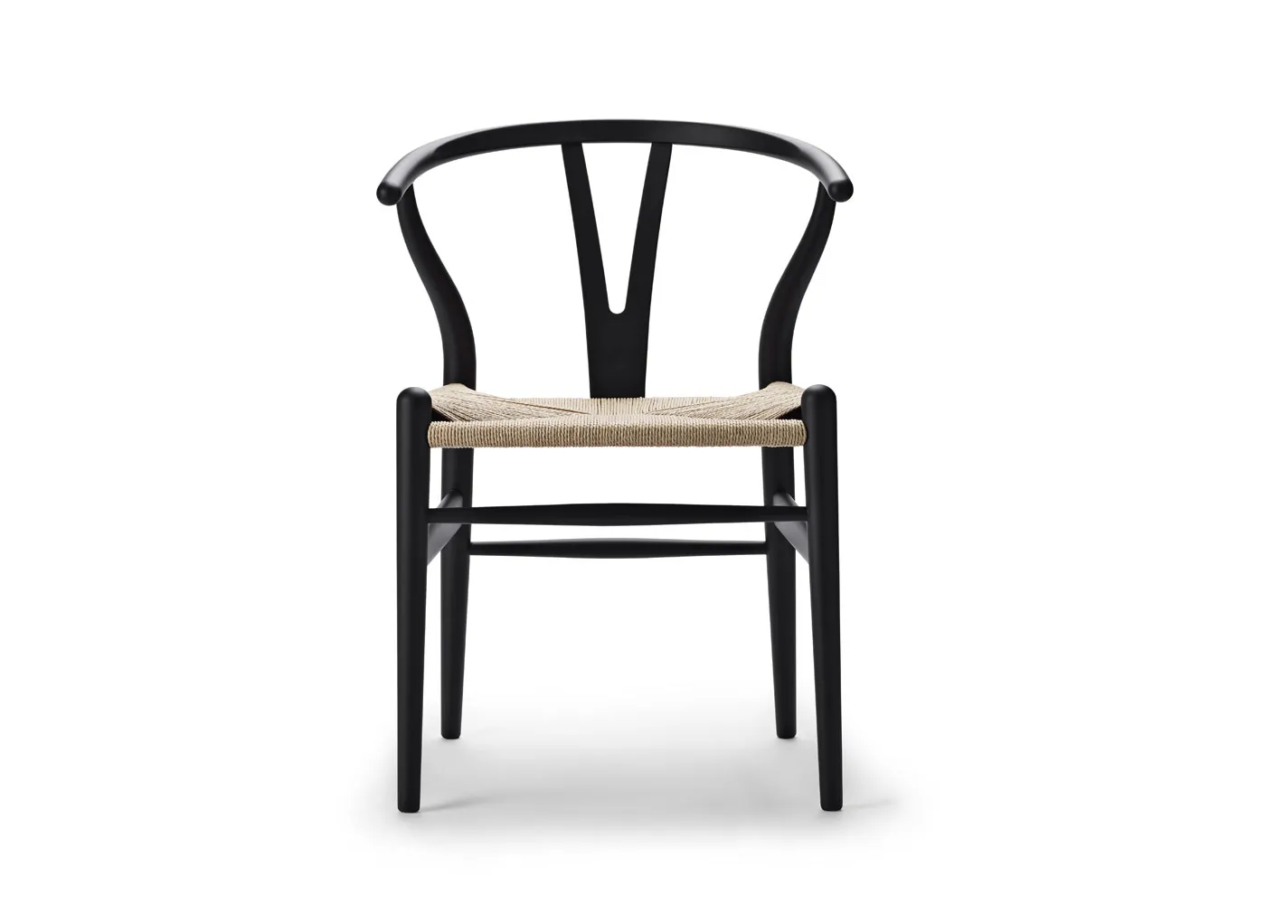 Heal's CH24 Wishbone Chair Soft Black
