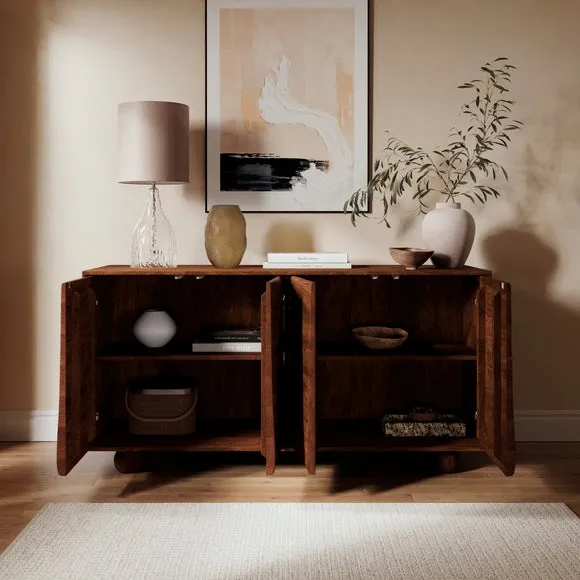 Artha Extra Wide Sideboard, Mango Wood 2