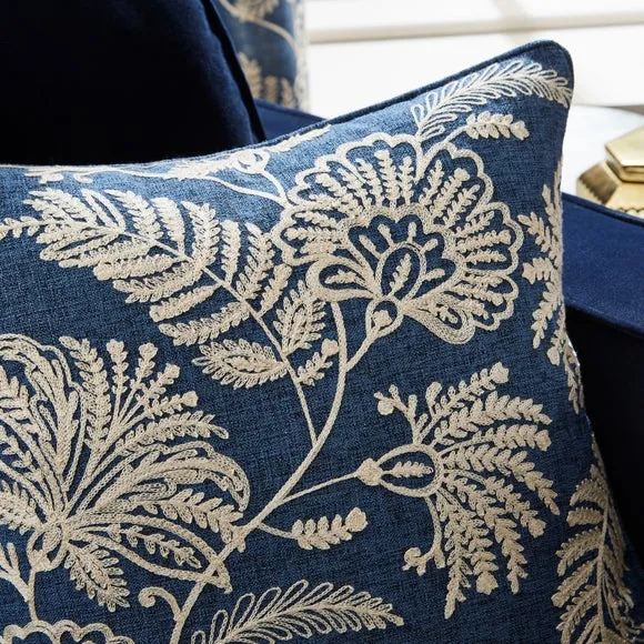 Dakota Embroidered Square Cushion 2